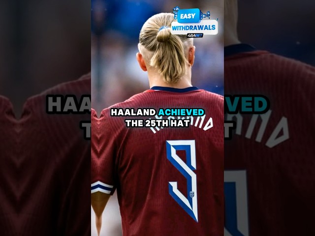 24 Year Old Haaland's 25th Hat Trick 🤯 | #football