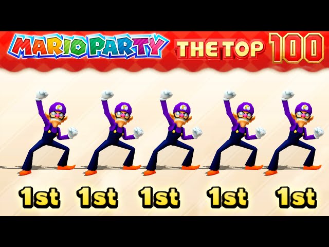 Mario Party The Top 100 Minigame Waluigi Vs Mario Vs Luigi Vs Peach(Master COM)