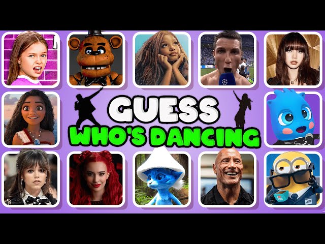 Guess Meme Songs & Who’S DANCING? Descendants, King Ferran, Salish Matter, MrBeast, Diana, Moana