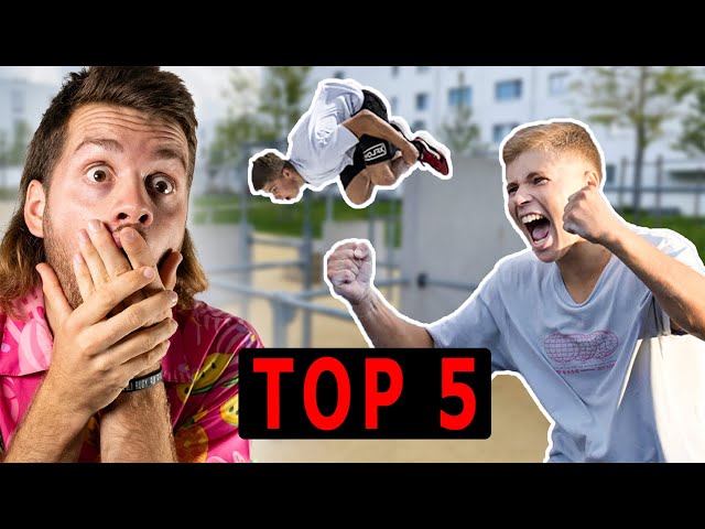 Die 5 härtesten Freerunning-Tricks jemals! | Jan Schlappen reagiert