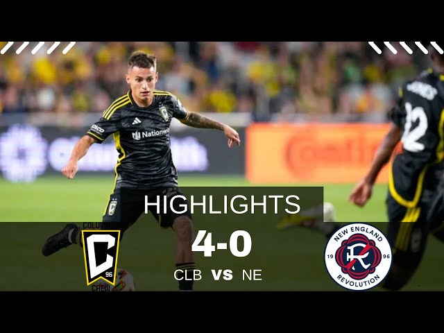 Columbus Crew 4 x 0 New England Revolution MLS 2024 Extended Highlights And Goals