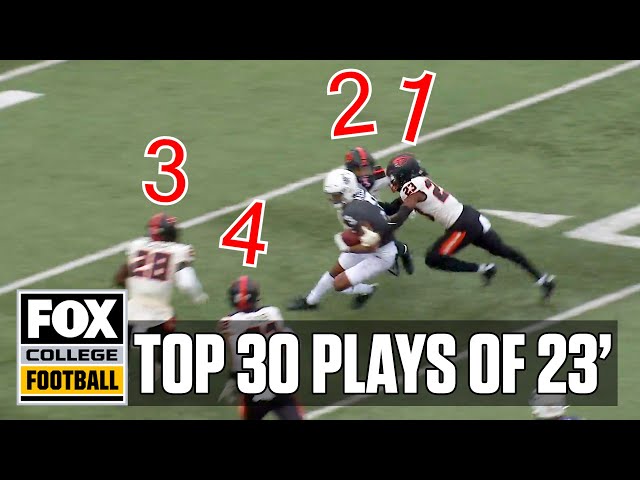 Top 30 Plays of the 2023 College Football Season on FOX