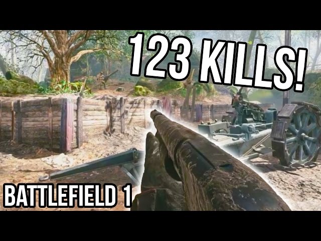 BATTLEFIELD 1 123 KILLS RECORD for Argonne Forest! [STREAM QUALITY] BF1 Shotgun Gameplay