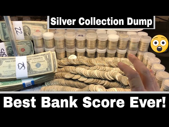 EPIC Silver Coins Found at Bank - Silver Coin Collection Dump for Face Value!