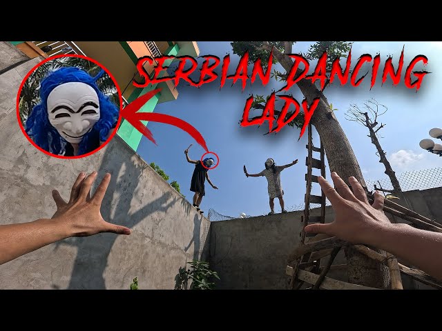 SERBIAN DANCING LADY REAL LIFE ESCAPE 40.0 | Horror Parkour Pov Short | Bubbles 3Run