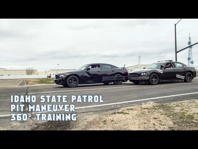 Idaho State Patrol - PIT Maneuver - 360 Video