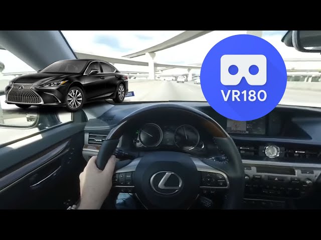 Driving Lexus ES350 in 3D VR180 - Katy, TX  I-10 at Grand Parkway