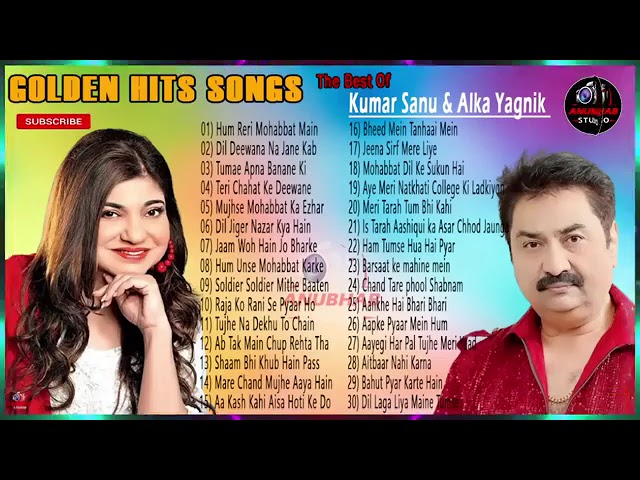 Kumar Sanu & Alka Yagnik Best Hindi Songs  90's Evergreen Romantic Songs #90severgreen #bollywood