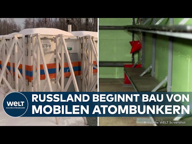 UKRAINE-KRIEG: Grund zur Sorge? Russland beginnt mit Massenproduktion von mobilen Atomschutzbunkern