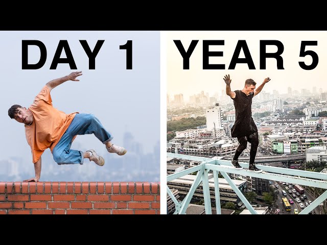 Beginner to World Champ (5 Year Parkour Progression)