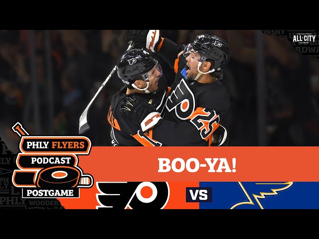 PHLY Flyers Postgame: Garnet Hathaway scores, Bobby Brink spooks Blues with late game-winning goal