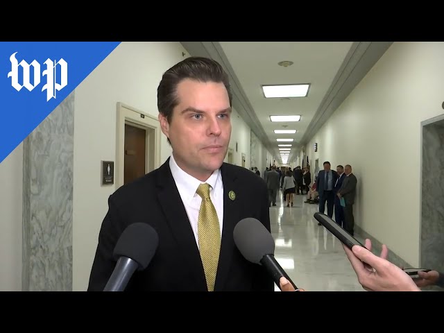 Gaetz: Government will shutdown and it's McCarthy's fault