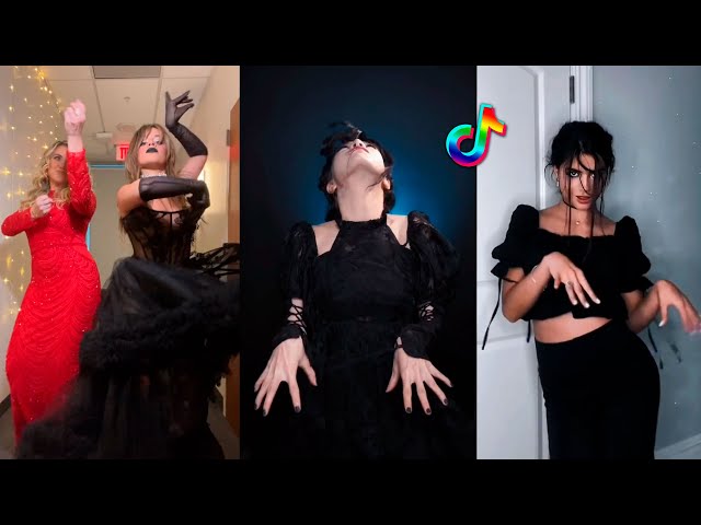 Dance Dance Dance With My Hands - Wednesday Adams Dance TikTok Challenge #dance #wednesdayaddams