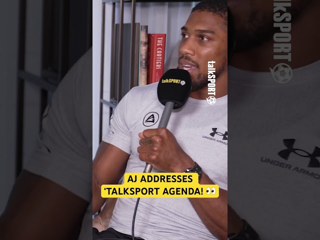 Anthony Joshua ADDRESSES the ‘talkSPORT Agenda’ against him 🔥 🥊