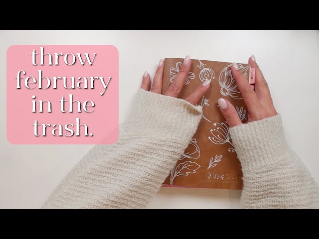 LET'S REVIEW FEBRUARY 😖 AND HOPE MARCH IMPROVES! 🤞 STERLING INK COMMON PLANNER