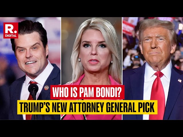 Trump Names Pam Bondi As His New Attorney General Pick After Matt Gaetz Steps Back