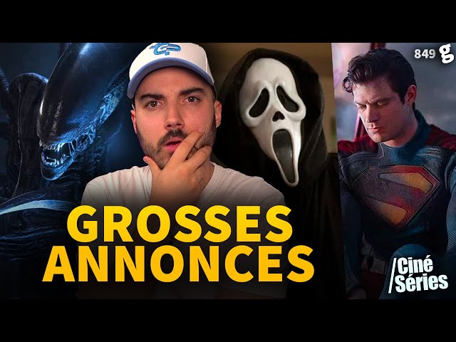 Changement pour la série ALIEN ! DC prépare un film étrange ? Trailer de Superman, Scream 7, et +