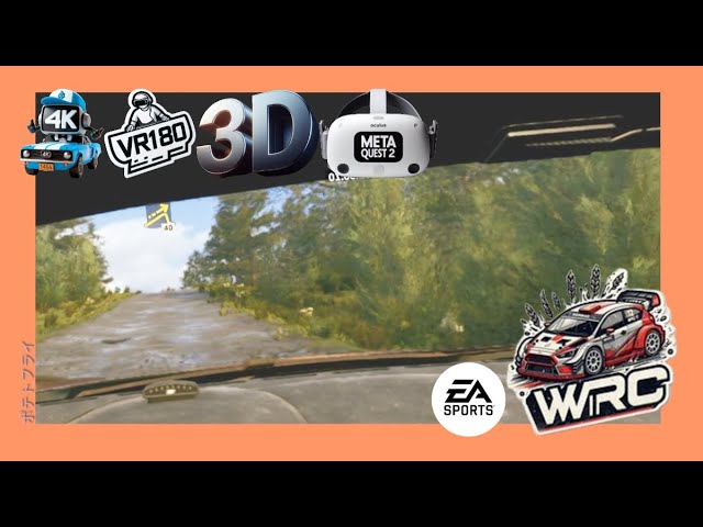 [EA Sports WRC][3D VR180 Video][第42話]シーズン1 モーメント | Secto Rally Finland