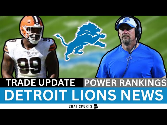 Detroit Lions News: Dan Campbell On Trade Deadline, Lions Trade Rumors + Power Rankings