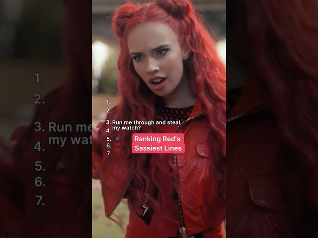 Red tells it like it is 👏 #DisneyDescendants #TheRiseOfRed #DisneyPlus