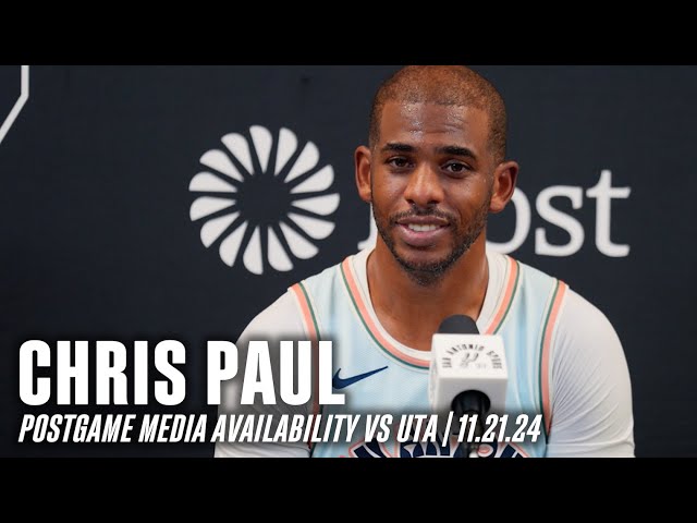 Chris Paul's Postgame vs Utah Jazz | 11.21.2024