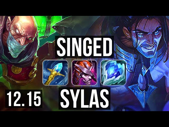 SINGED vs SYLAS (MID) | Rank 2 Singed, 5/2/18, 2.0M mastery, 400+ games | NA Grandmaster | 12.15