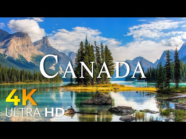 24 HOURS DRONE FILM CANADA in 4K + Relaxation Film 4K | Nature Relaxation Ambient