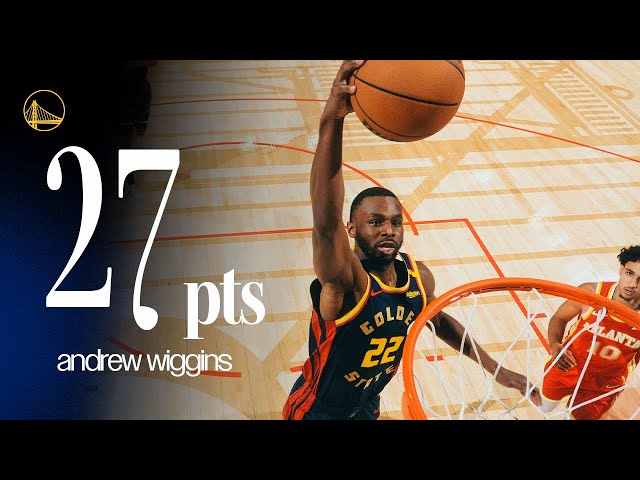 Andrew Wiggins Leads Warriors to 23-Point Victory over Atlanta Hawks | Nov. 20, 2024