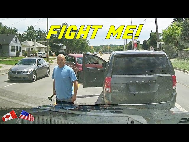 MAN BRINGS A HAMMER TO THE ROAD RAGE