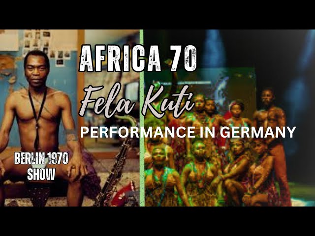 Fela Killed Show In Berlin Germany 1978 #afrobeat #duet