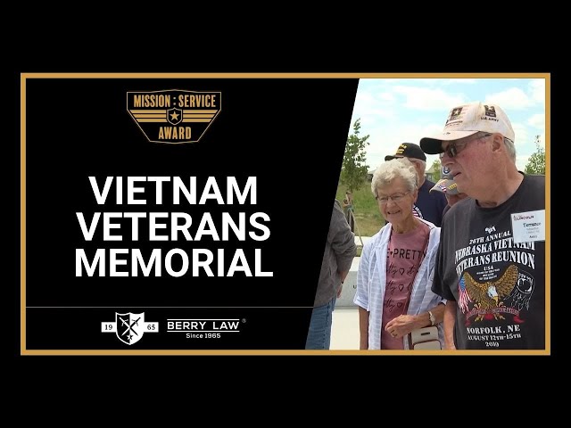 Nebraska Vietnam Memorial Stirs Emotions for Visiting Veterans