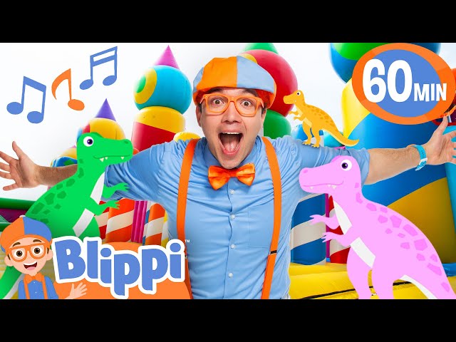 Blippi’s Colorful Dino Dance Party - Blippi | Educational Videos for Kids