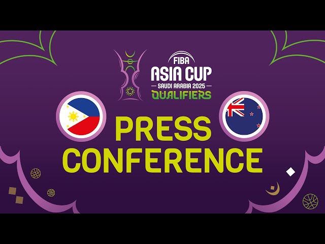 LIVE - Philippines v New Zealand - Press Conference - FIBA Asia Cup 2025 Qualifiers