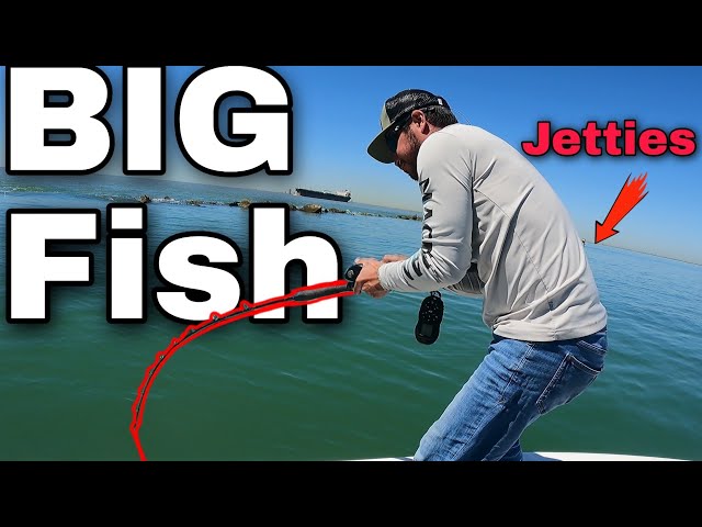 BIG Fish at Galveston Jetty | Fishing Galveston on Fire