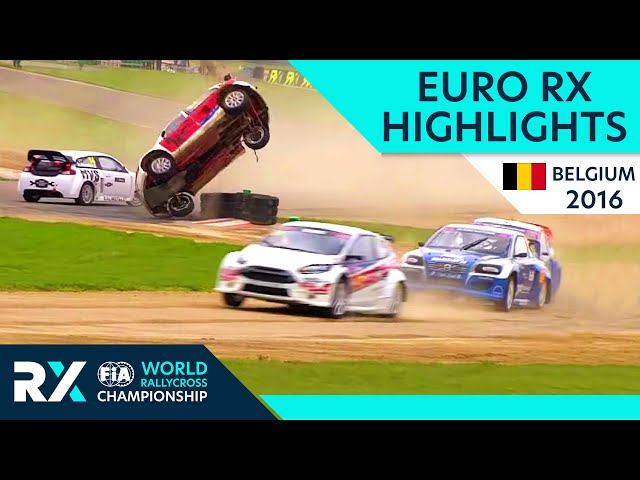 World RX of Belgium 2016 at Mettet : 2016 FIA European Rallycross Championship Highlights