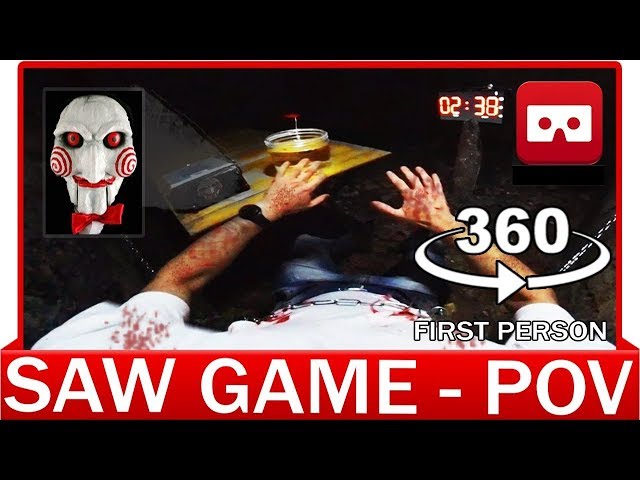 360° VR VIDEO - SAW Want Play a Game - Point of View First Person - Saw Legacy - Virtual Reality 3D