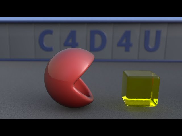 PacMan 3D V1 TEST with Jelly 😋 ❤️ C4D4U