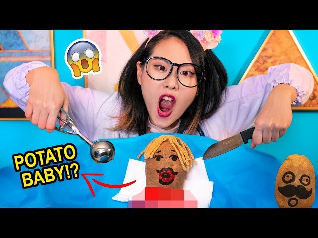 Potato got PREGNANT and THIS CAME OUT... *TRAGIC* - Time of the Month #12 | MiniMoochi