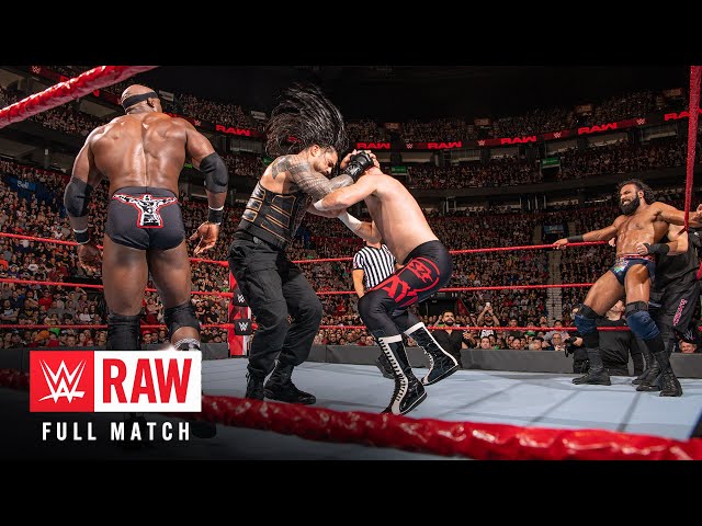 FULL MATCH: Reigns, Strowman & Lashley vs. Owens, Zayn & Mahal: Raw, April 30, 2018