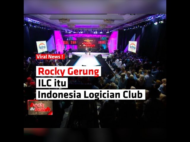 Rocky Gerung : ILC itu Indonesia Logician Club