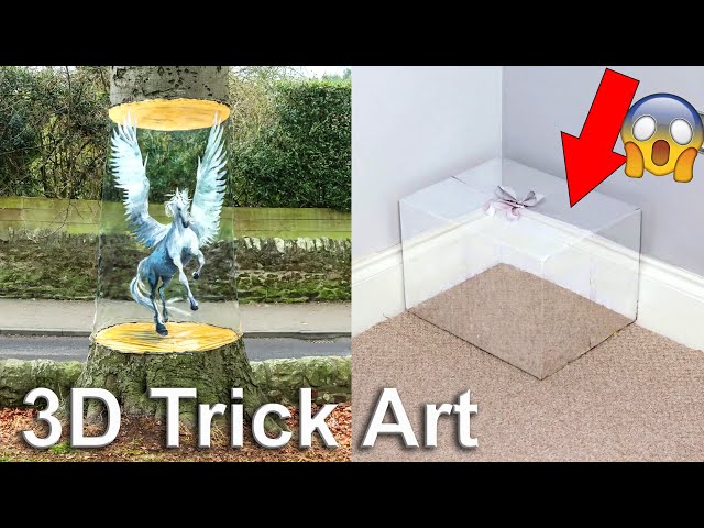 Easy 3D Painting Illusions to Test Your Brain!