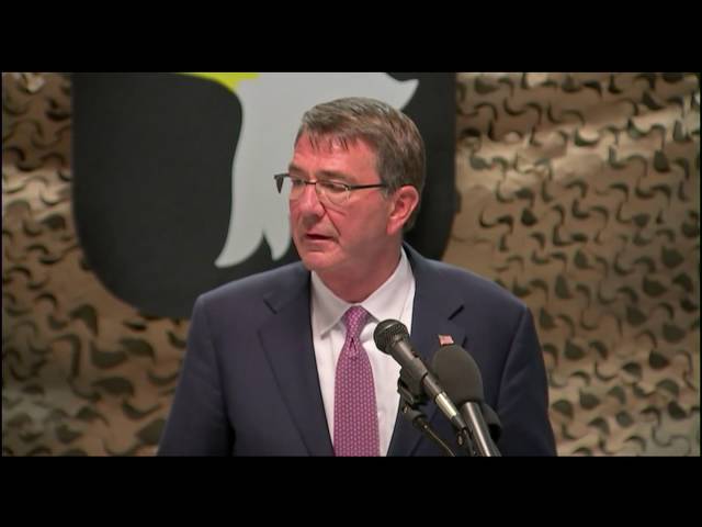 DoD News Update: "Secretary Carter Speaks in Baghdad"