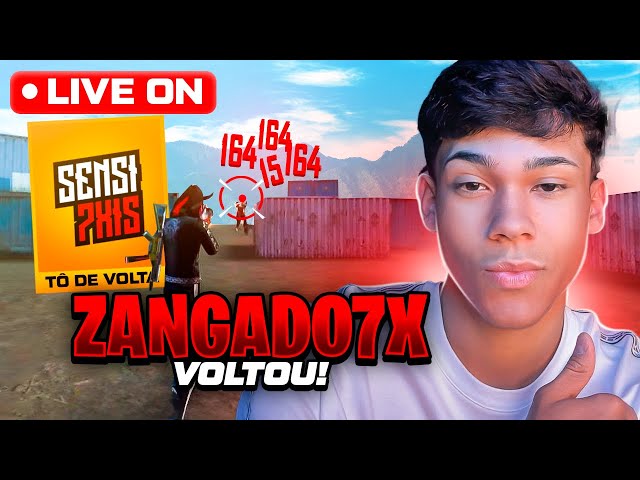 💙 ZANGADO7X AO VIVO 4X4 CONTRA MANOMAX ❤️ 4X4 APOSTADO ON 🔴FREE FIRE AO VIVO🔴 #zangado7x