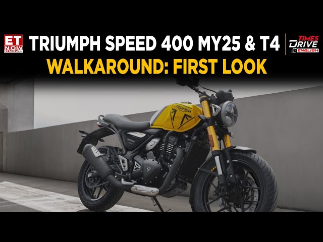 Triumph Speed 400 MY25 & T4 Walkaround: Two New 400cc Bikes- Speed T4 And MY25 Speed 400 | ET Now