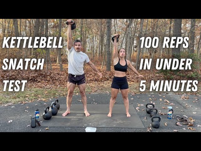 Kettlebell Snatch Test - 100 reps in under 5 minutes! Kettlebell Athletes