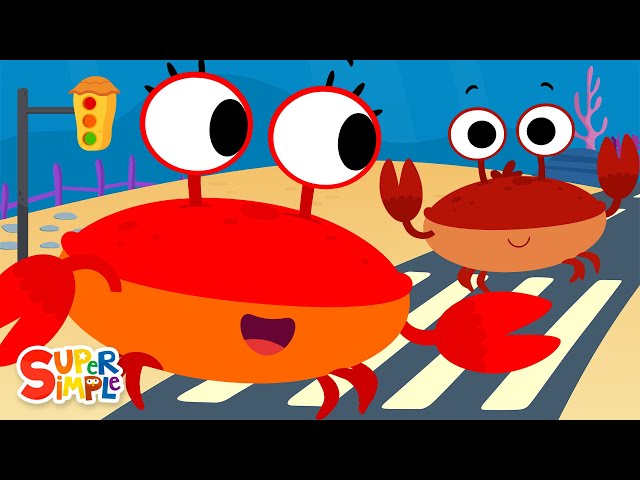 The Crabs Go Crawling 🦀 | @FinnyTheShark Counting Song | Super Simple Songs