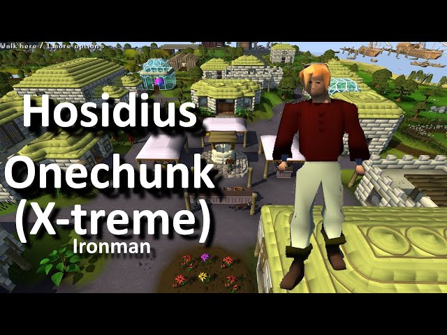 Xtreme One-Chunk Ironman: Hosidius edition (Ep. 1)