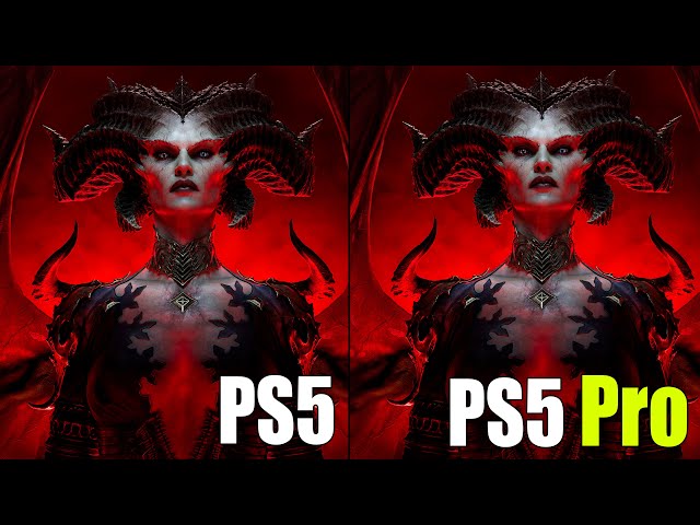 Diablo IV PS5 vs. PS5 Pro Comparison | Graphics, Resolution and FPS Test