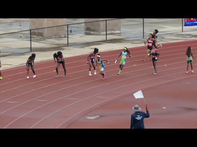 2021 AAU Track and Field Region 17 - Girls 4x100 Meter Relay 12 years old