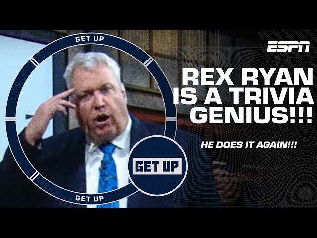 Rex Ryan is a genius, case closed 🤯 | Get Up